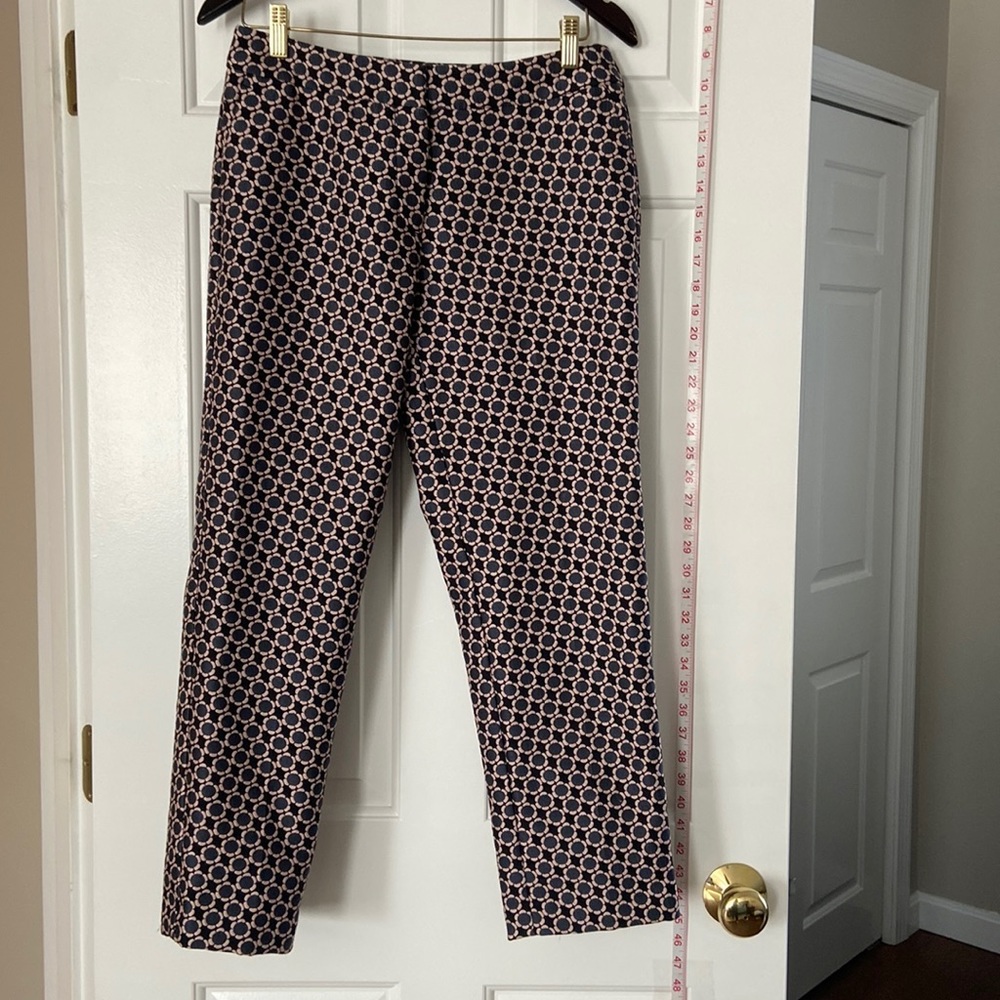 LOFT Floral Ankle Pants - 4